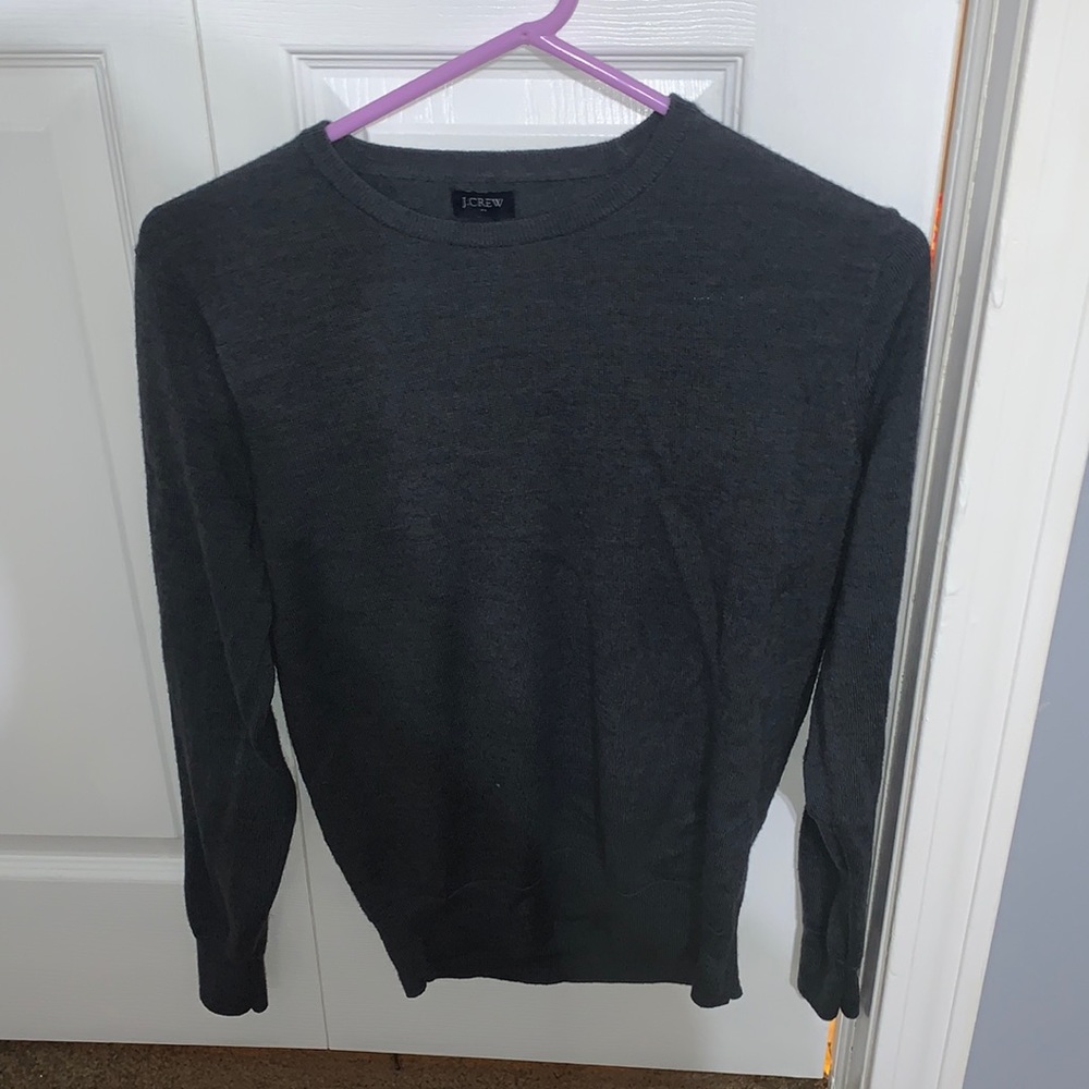 Men’s J Crew gray slim fit sweater size medium